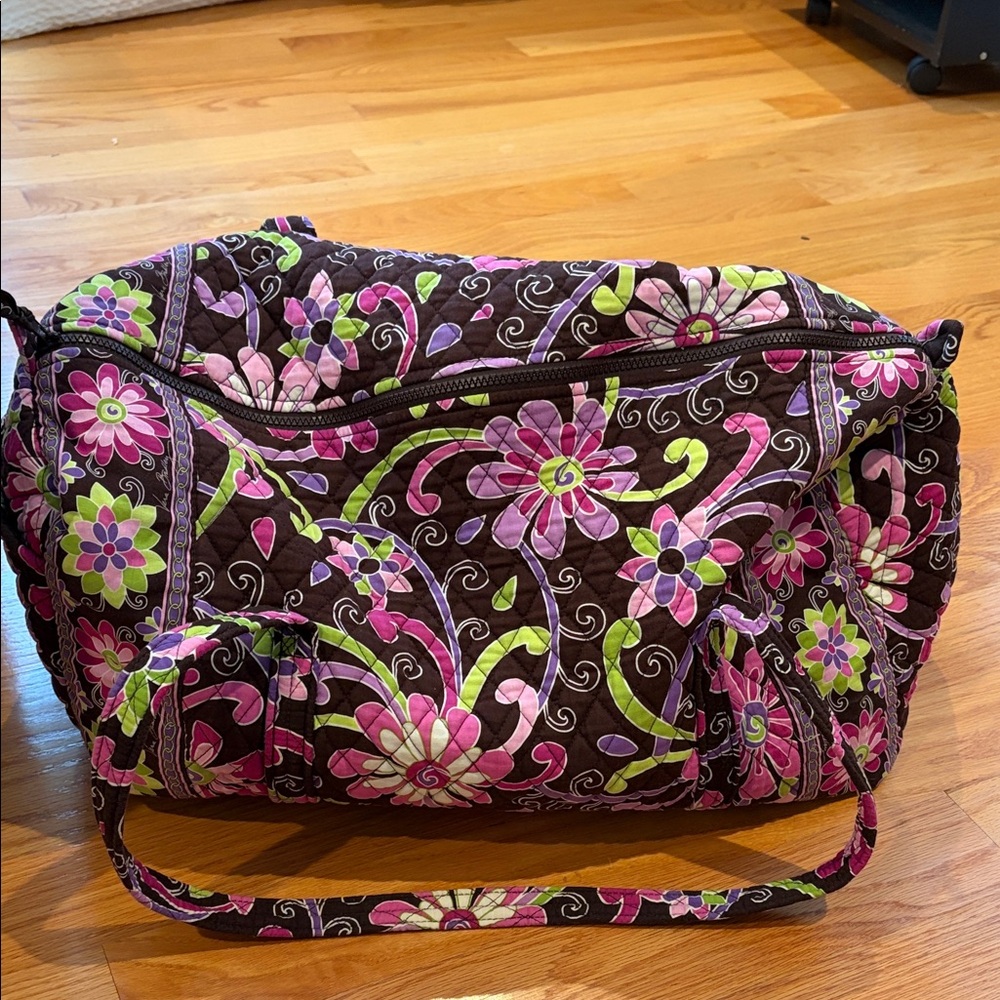 Vera Bradley Duffle Bag Purple Punch